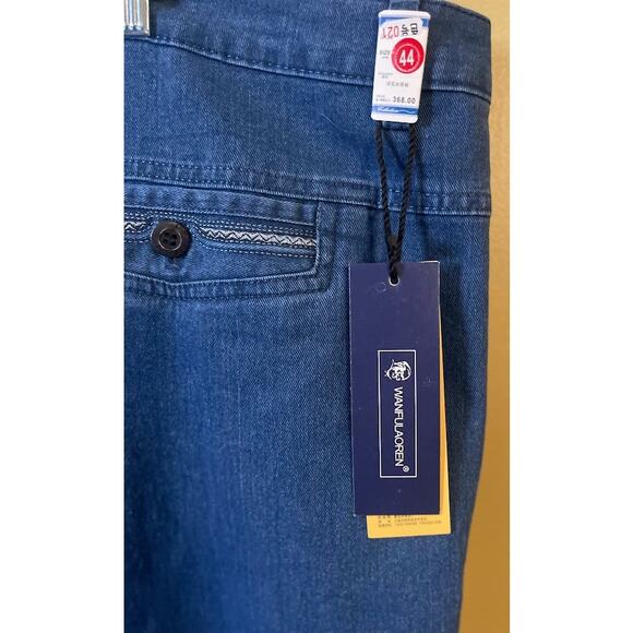 Wanfulaoren Men's Dress Flat Front Jeans Size 50 Waist (44 Asian) NWT - Picture 6 of 9
